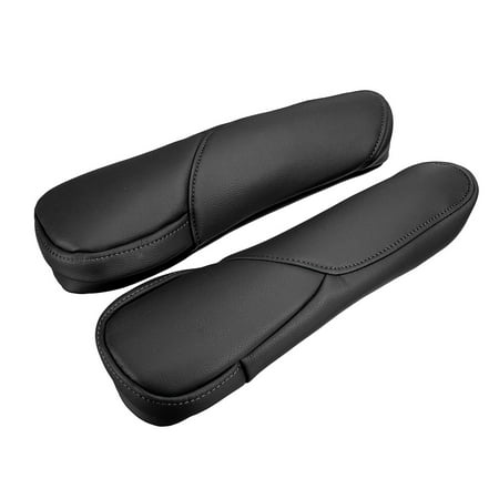 Black Leather Front Seat Armrest Replacement Cover For Honda CRV CR-V 2007-2009
